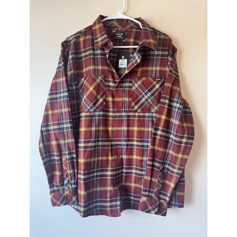 Hurley Plaid Flannel Button-Up Shirt - Long SleeveItem #4GYKH‎